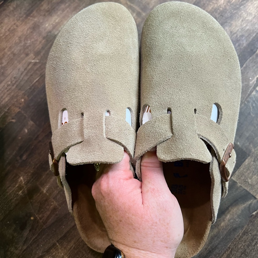 NWOT Birkenstock Boston Clog Taupe - Picture 8 of 11